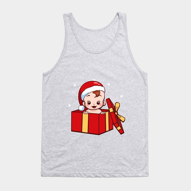 Santa Baby For Expecting Mothers Tank Top by SiGo